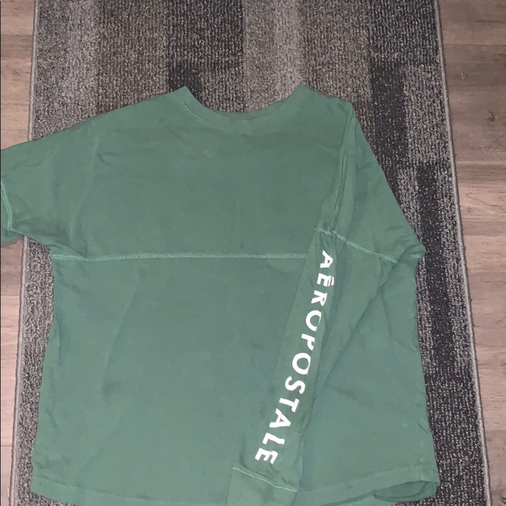 Aeropostale New York City Green Long Sleeve, XS